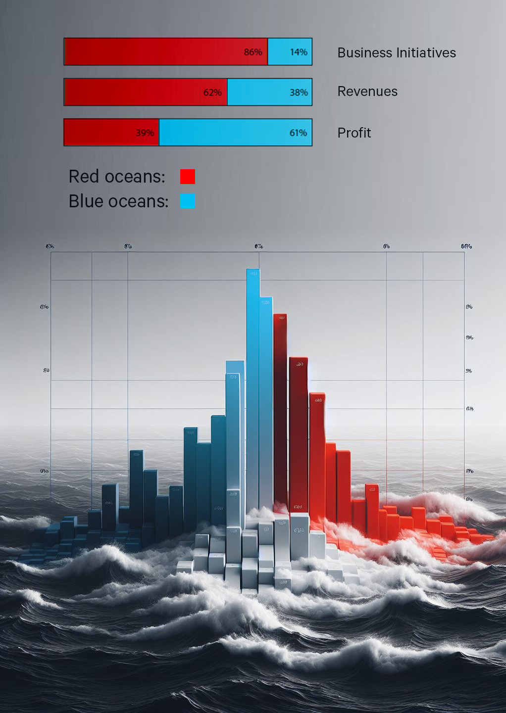 The impact of creating a blue ocean on growth and profit